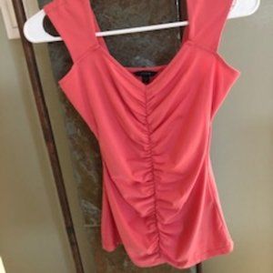 XS Guess Pink Ruched Tank